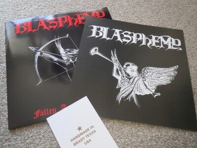 BLASPHEMY -FALLEN ANGEL OF DOOM- AWESOME RARE LTD EDITION REISSUE LP VINYL USA