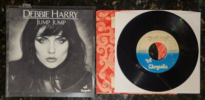 Debbie Harry Blondie 1981 MISPRINT 7" 45 Jump Jump / Under Arrest PERU 2585 EX++