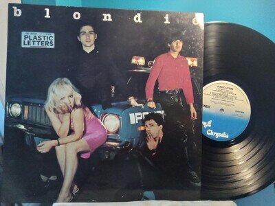 Blondie LP PLASTIC LETTERS VG CON Chrysalis 1979