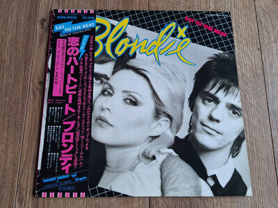 BLONDIE - EAT TO THE BEAT LP 1979 OBI INSERT INNER JAPAN CHRYSALIS EX+