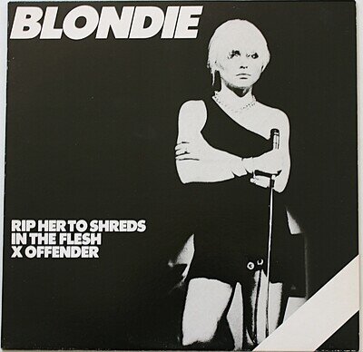 BLONDIE - RIP HER TO SHREDS - 12" SINGLE - 1978 UK REPRESS - CHS 12 2180