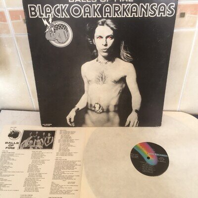 BLACK OAK ARKANSAS-BALLS OF FIRE -12" VINYL ALBUM- MCA 2199