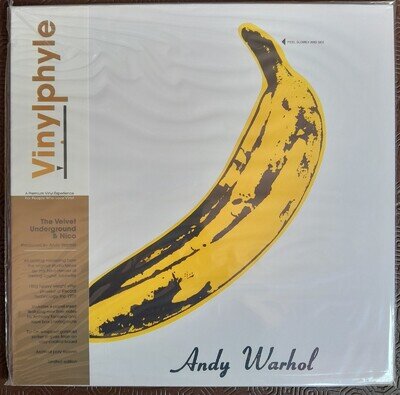 The Velvet Underground & Nico VINYLPHYLE 180G Vinyl LP Andy Warhol