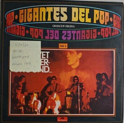 Velvet Underground Gigantes Del Pop Vol 5 Vinyl Record VG+/G+ 2486208 1969