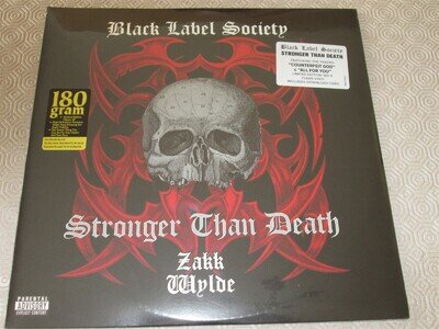 BLACK LABEL SOCIETY / ZAKK WYLDE - STRONGER THAN DEATH - DOUBLE LP - NEW