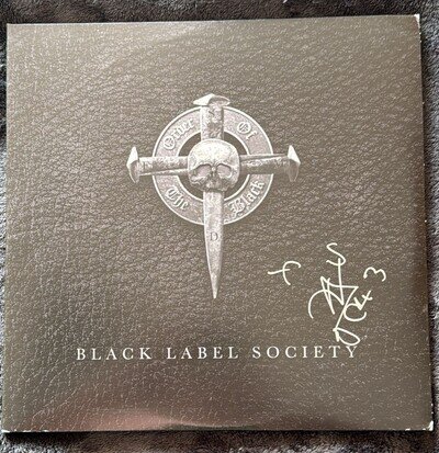 Black Label Society Order Of The Black Vinyl 2010 2x LP Signed Zakk Wylde READ
