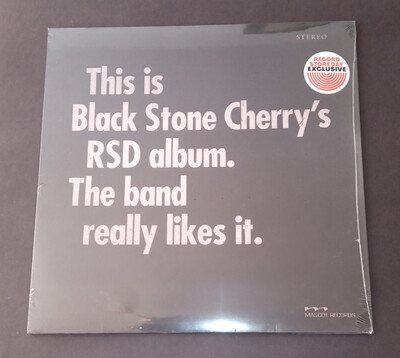 BLACK STONE CHERRY LP THIS IS BSC'S RSD ALBUM.SMOKEY MARBLE VINYL - NEW & SEALED