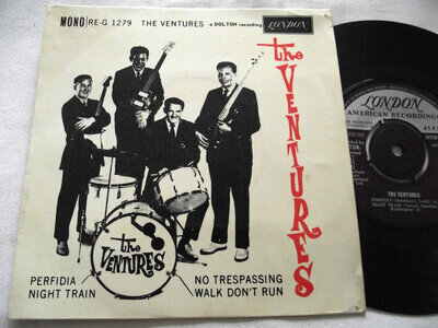 THE VENTURES ~ THE VENTURES ** 1961 UK LONDON 7" EP