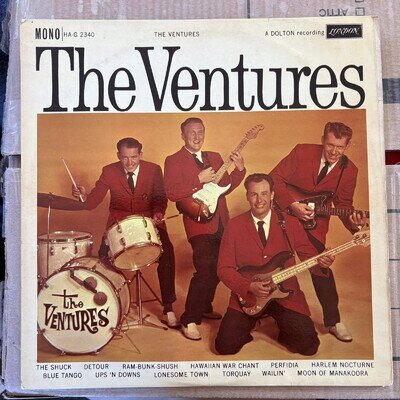 THE VENTURES - THE VENTURES LP LONDON RECORDS 1960 RARE