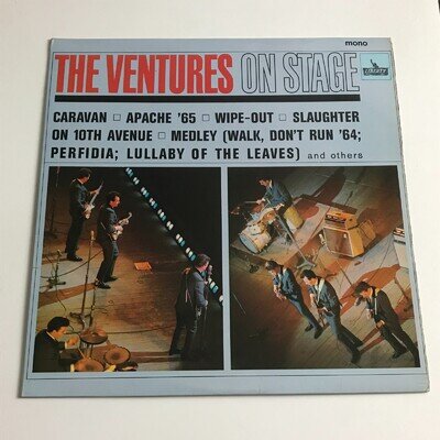 The Ventures - On Stage First Press LP Vinyl Record - LBY 1270