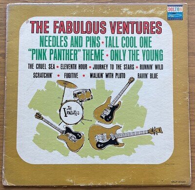 The Ventures THE FABULOUS VENTURES (U.S. Dolton Mono VG+/VG) shadows
