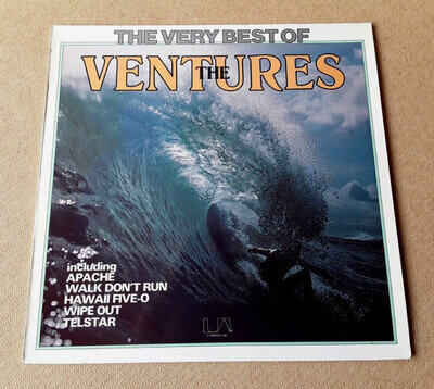 THE VENTURES The Very Best Of LP (1975 UA) Rare Dutch Compilation LP Glossy PS