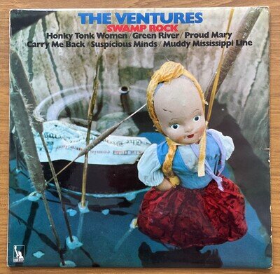 The Ventures SWAMP ROCK LP (1969 UK Liberty Stereo EX/VG+) shadows