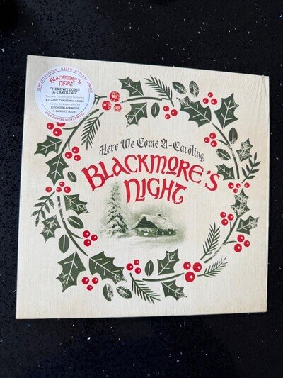 Blackmore's Night Here We Come A-caroling (Vinyl) 10" GREEN EP VINYL- USED