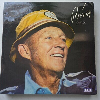 Bing Crosby Bing 1931 1975-76 Double LP Decca DBC 1/2 Vocal Jazz Crooner Vinyl