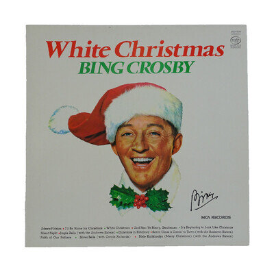 Bing Crosby White Christmas Vinyl LP 1982 UK MFP5590 EX/EX