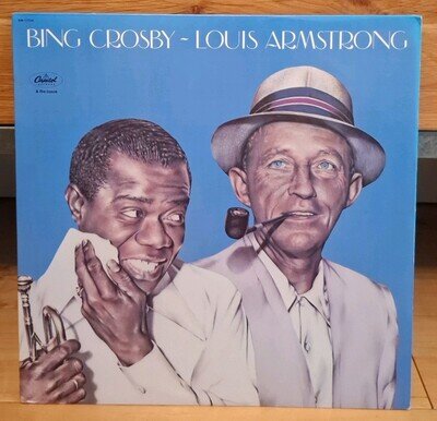 Bing Crosby & Luis Armstrong - self titled (USA vinyl LP) 1977 jazz swing vocal