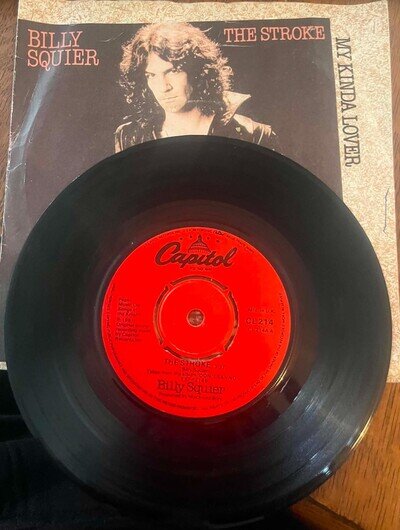 Billy Squier: The Stroke (1981) 7" Single + Picture Sleeve Capitol CL214 - EX/EX