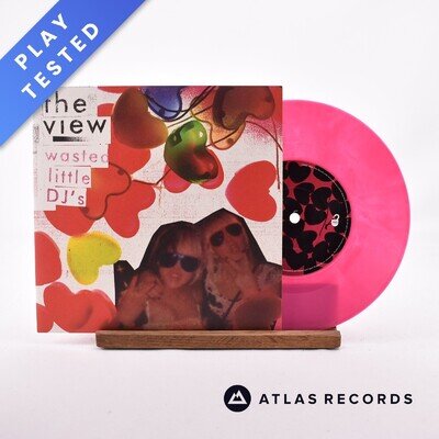 The View - Wasted Little DJ's - Pink 7" Vinyl Record - NM/NM