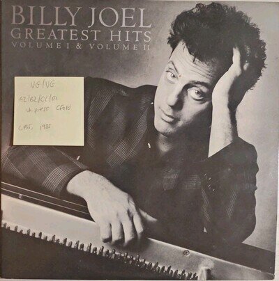Billy Joel Greatest Hits Volumes 1 & 2 Vinyl Record VG/VG CBS88666 1985