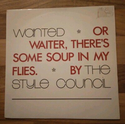 The Style Council - Wanted 7" single vinyl record very very good condition