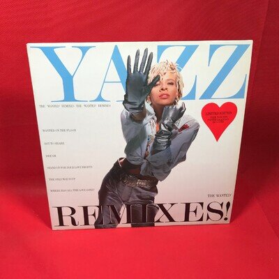 YAZZ The Wanted Remixes! 1989 UK vinyl LP The Only Way Is Up Stand Up For Your