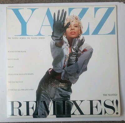 Yazz – The 'Wanted' Remixes! UK 1989 Big Life LP Album Record, Vinyl Is NM Con