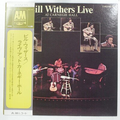BILL WITHERS BILL WITHERS LIVE AT CARNEGIE HALL A&M AMW4344 2LP