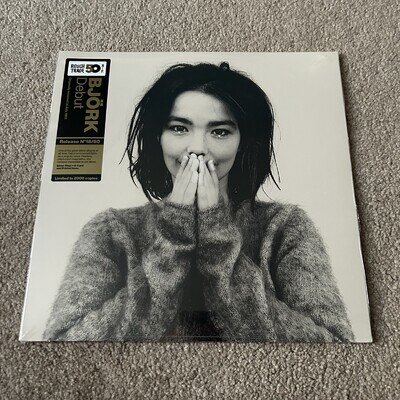 Bjork – Debut Vinyl Record SEALED Silver - Rough Trade 50 - Björk