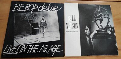 2 bill nelson& be bop deluxe albums 1 double 1 single album