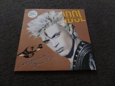 12 INCH VINYL ALBUM - BILLY IDOL - WHIPLASH SMILE
