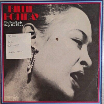Billie Holiday The Real Lady Sings The Blues Vinyl Record VG/VG CP93 1963
