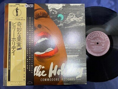 MINT! BILLIE HOLIDAY GREATEST INTERPRETATIONS COMMODORE K23P-6612 OBI MONO JP LP