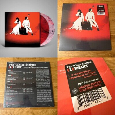 THE WHITE STRIPES 🔸 ELEPHANT 🔸 20TH EDITION RED COLOUR VINYL 🔸 NEW & SEALED