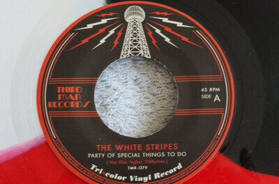 The White Stripes – Party Of Special Things To Do - TMR ‎ - TRI Colour - Nr Mint