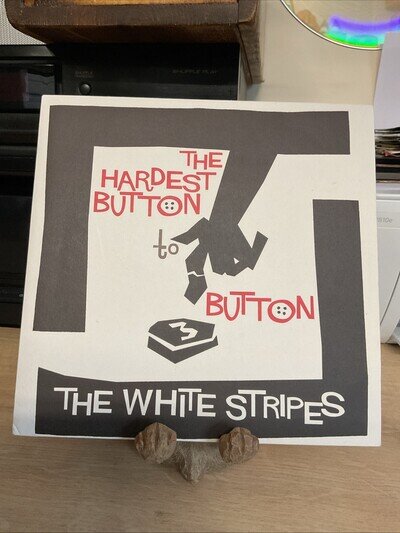 THE WHITE STRIPES The Hardest Button 2003 UK 7" VINYL with Meg White XLS 173