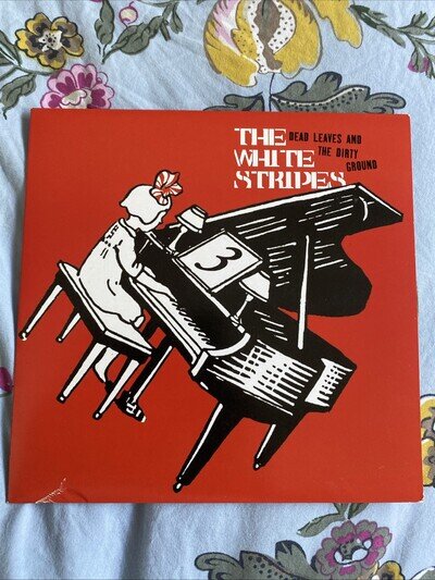 The White Stripes Dead Leaves Dirty Ground Original Press Release 7"