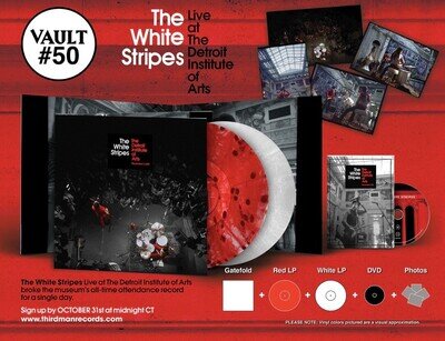 WHITE STRIPES - LIVE IN DETROIT THIRD MAN VAULT 50 MINT UNPLAYED SEALED