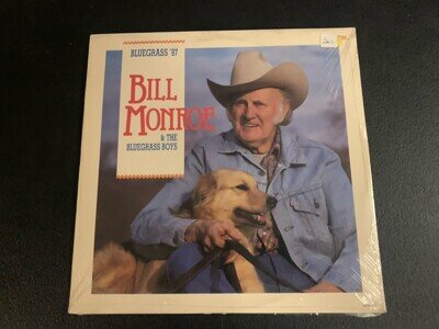 BILL MONROE AND THE BLUEGRASS BOYS SEALED MCA RECORDS LP 1987 VINYL MINT