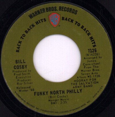 Bill Cosby Funky North Philly / Little Ole Man (Uptight - Everything's Alright