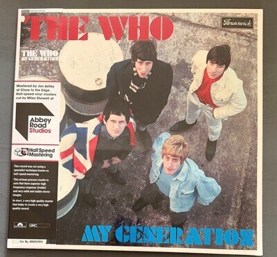 The Who - My Generation (Half Speed Mastered) 180 Gram Vinyl New/Sealed