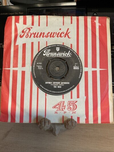 The Who - Anyway Anyhow Anywhere UK 1965 1st Brunswick 05935 Mod Rock 7" Single