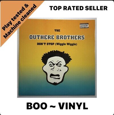 The Outhere Brothers - Don't Stop (Wiggle Wiggle) (12", Single) Euro House EX/EX