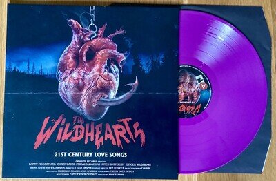 The Wildhearts Vinyl LP 21st Century Love Songs Purple Rain Coloured Nr Mint