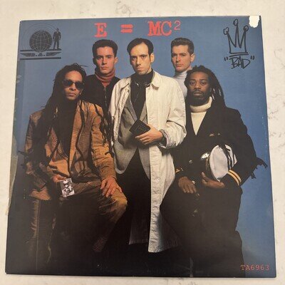 BIG AUDIO DYNAMITE - E = MC2 (EXTENDED REMIX) - 12” SINGLE - PLAY TESTED