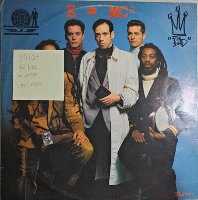 Big Audio Dynamite E = MC² 12" Vinyl Record VG/G+ TA6963 1985