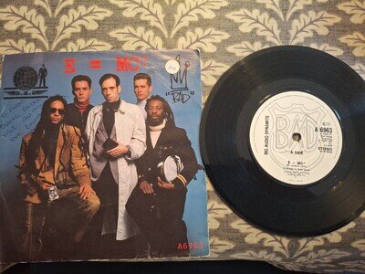 BIG AUDIO DYNAMITE "E = MC2" 45 RPM VINYL SINGLE 1986 VG+