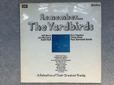 The Yardbirds --Remember... The Yardbirds UK Starline 1971 Vinyl LP