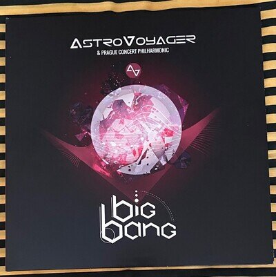 ASTROVOYAGER & PRAGUE CONCERT PHILHARMONIC BIG BANG DOUBLE LP VINYL HAND SIGNED