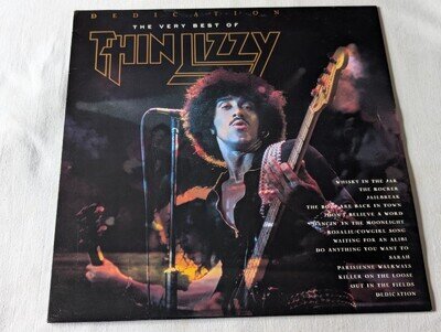 THIN LIZZY - DEDICATION: THE VERY BEST OF THIN LIZZY (UK 1991 RELEASE - VG+)